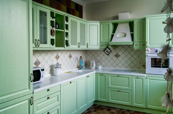 Обновленная креативная кухня в помощь хозяйке