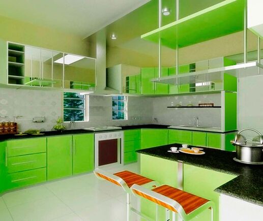 Кухня Зелень