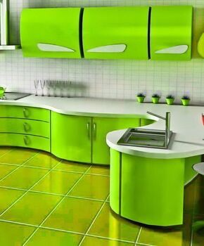 Кухня Сочный лайм 