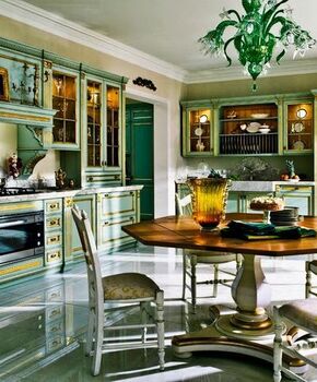 Кухня Малахитовая шкатулка
